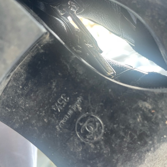 Chanel ankle boots size 5.5 - Picture 7 of 7